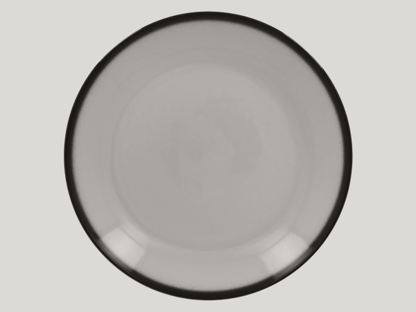 LENNPR31GY Тарелка круглая  d=31  см., плоская, фарфор,цвет серый, Lea, RAK Porcelain, ОАЭ