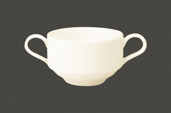 LRCS30 Бульонница круглая штабелируемая (300мл)30 cl., фарфор, Lyra, RAK Porcelain, ОАЭ