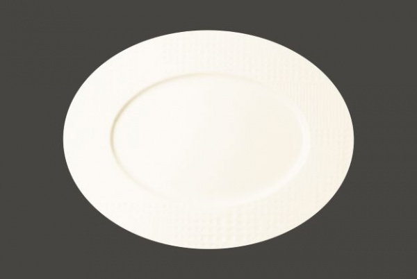 PXOP36 Тарелка овальная  36 см., плоская, фарфор, Pixel, RAK Porcelain, ОАЭ
